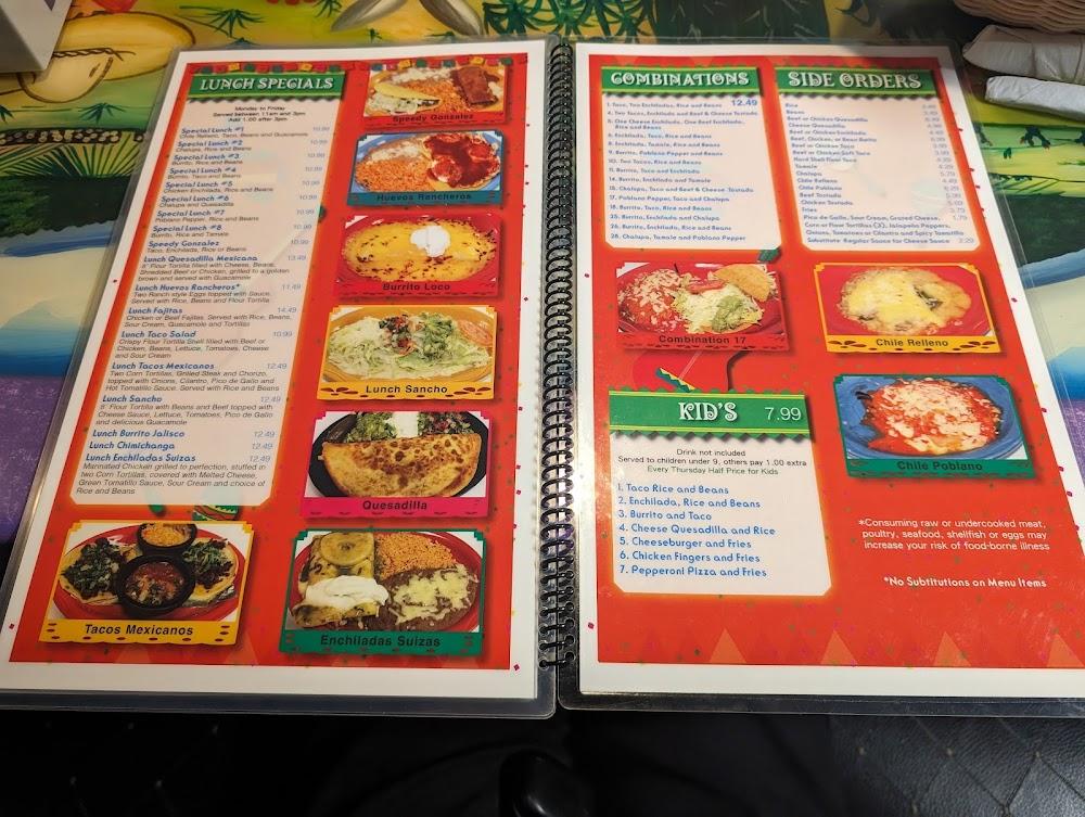 La Fiesta Mexican Restaurant Menu image 4